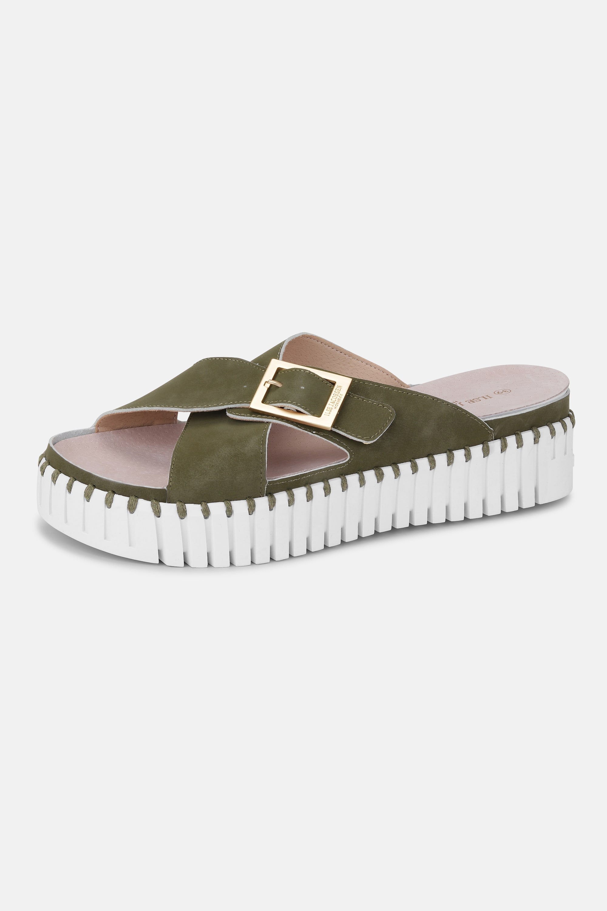Sandaler Crossover - Army White